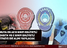Kamuya En Az B Sınıfı Ehliyetli Zabıta Alımı ve C Sınıfı Ehliyetli İtfaiye Eri Alımı Yapılacak Hem Kadın Hem de Erkek Adaylar Başvuru Yapabilecek