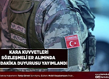 Kara Kuvvetleri Sözleşmeli Er Alımında Yeni Duyuru Yayımlandı