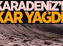 Karadeniz'de Kar Yağışı