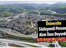 Kocaeli Üniversitesi Sözleşmeli Personel Alımı Yapacak