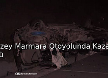 Kuzey Marmara Otoyolunda Kaza: 3 Ölü