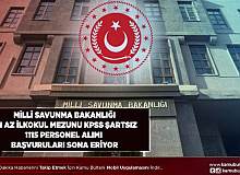 Milli Savunma Bakanlığı KPSS Şartsız 1.115 Daimi Personel Alımı Başvuruları Sona Eriyor