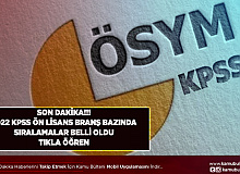 Ön Lisans Mezunlarının Beklediği Haber Geldi KPSS Ön Lisans Branş Bazında Sıralama Belli Oldu Tıkla Öğren
