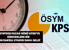 ÖSYM “2022 KPSS Ortaöğretim Adaylarının Dikkatine!” Diyerek Son Dakika Duyurusu Paylaştı