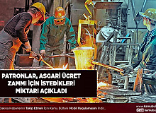 Patronlar Asgari Ücret İçin İstedikleri Zammı Açıkladı