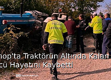 Sinop'ta Traktörün Altında Kalan Sürücü Hayatını Kaybetti