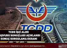 TCDD 102 İşçi Alımında Yeni Duyuru Geldi Başvuru Sonuçları Açıklandı Sonuç Sorgulama Ekranı