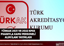TÜRKAK İki Farklı Unvanda 17 Kamu Personeli Alımı Yapacak