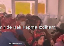 Ucuz Halı İzdihamı: 2 Kişi Hastanelik Oldu