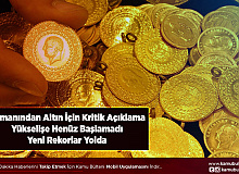 Uzmanından Altın İçin Kritik Açıklama Yükselişe Henüz Başlamadı Yeni Rekorlar Yolda