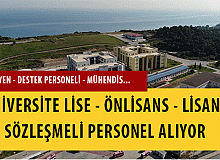 Yalova Üniversitesi Lise Önlisans ve Lisans Sözleşmeli Personel Alıyor