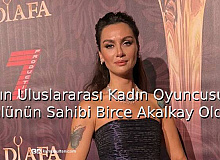 ‘Yılın Uluslararası Kadın Oyuncusu’ Ödülünün Sahibi Birce Akalay Oldu