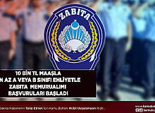 10 Bin Lira Maaşla En Az A Sınıfı veya B sınıfı Ehliyetle Zabıta Alımı Başvuruları Başladı