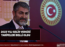 2023 Yılı Gelir Vergisi Tarifeleri Açıklandı
