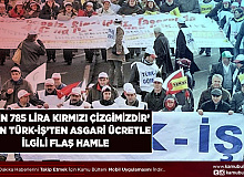 7 Bin 785 TL Kırmızı Çizgimizdir Diyen TÜRK-İŞ’ten Asgari Ücret İçin Flaş Hamle