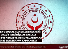 Aile ve Sosyal Hizmetler Bakanlığı 2022/3 Tercih Alma İşlemi Kapsamında 2 Bin 545 Memur ve Personel Alım İlanı Yayımladı 2828 Sayılı Kanun Kapsamında İstihdam
