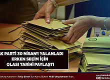 AK Partili İsim 30 Nisanı Yalanladı Olası Seçim İçin Tarih Verdi