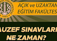 AUZEF Sınav Giriş Belgeleri Sorgulama! 