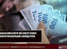 Bakan Mecliste Açıkladı 3600’ün Kapsamı Genişliyor