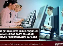 Çevre Şehircilik ve İklim Değişikliği Bakanlığı Yaş Şartı Olmadan 1508 Büro Personeli Alımı Başvuruları Sona Eriyor