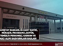 Danıştay Başkanlığı Zabıt Katibi Mübaşir Programcı Temizlik Personeli Şoför Garson ve Aşçı Alımı Başvuruları Başladı