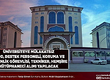 Devlet Üniversitesi KPSS 60 Puanla Büro Personeli, Destek Personeli, Hemşire, Koruma ve Güvenlik Görevlisi, Kütphaneci, Tekniker ve Programcı Alıyor