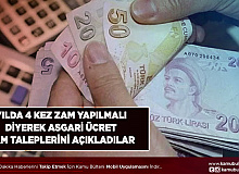 DİSK, Yılda 4 Kez Zam Yapılmalı Diyerek Asgari Ücret Taleplerini Açıkladılar