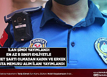 En Az B Sınıfı Ehliyetle Kadın ve Erkek Zabıta Memuru Alım İlanı Geldi Lise ve Ön Lisans Mezunları