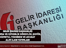 Gelir İdaresi Başkanlığı Koruma ve Güvenlik Görevlisi Şoför Destek Personeli Tekniker ve Avukat Alımı Yapacak