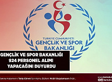 Gençlik ve Spor Bakanlığı 924 Personel Alımı Yapacağını Duyurdu