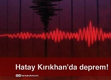 Hatay'da 4,8 Şiddetinde Deprem