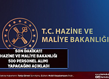 Hazine ve Maliye Bakanlığı 500 Personel Alımı Duyurdu Kadro Dağılımı Belli Oldu