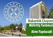 Hazine ve Maliye Bakanlığı Müfettiş Yardımcısı Alımı Yapıyor