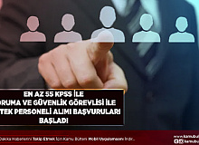 Kültür ve Turizm Bakanlığı En Az 55 KPSS ile Koruma ve Güvenlik Görevlisi ile Destek Personeli Alımı Başvuruları Başladı