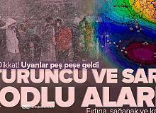 Meteorolojiden 18 İle Sarı ve Turuncu Uyarı