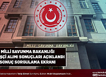 Milli Savunma Bakanlığı 1115 İşçi Alımı Başvuru Sonuçları Açıklandı Sonuç Sorgulama Ekranı