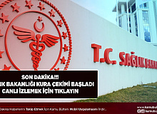 Sağlık Bakanlığı Kura Çekim İşlemi Başladı Canlı Yayın İçin Tıklayın