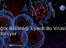 Sağlık Bakanlığı Uyardı:Bu Virüsler Öldürüyor