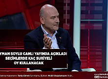 Süleyman Soylu Canlı Yayında Açıkladı Kaç Suriyeli Seçimde Oy Kullanabilecek