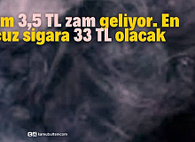 Tiryakilere Kötü Haber! En Düşük Sigara Fiyatı 33 Lira Olacak
