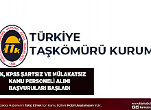 TTK KPSS Şartsız ve Mülakatsız Kamu Personeli Alımı Başvuruları Başladı