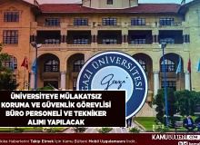Üniversite Büro Personeli, Tekniker ve Güvenlik Görevlisi Alıyor