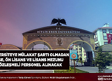 Üniversiteye Mülakat Şartı Olmadan 4/B Sözleşmeli Personel Alımı Yapılacak