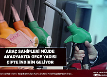 Zamlardan Sonra Akaryakıta Bu Gece İndirim Geliyor Hem de Çifte İndirim