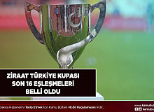 Ziraat Türkiye Kupası Son 16 Eşleşmeleri Belli Oldu