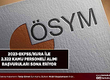 2023-EKPSS/Kura İle 2.322 Kamu Personeli Alımı Başvuruları Sona Eriyor