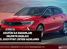 2023'ün İlk Rakamları Gelmeye Başladı Opel 2023 Fiyatları Belli Oldu