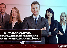 58 Puanla Memur Ataması Yapıldı KPSS-2022/2 Merkezi Yerleştirme Taban ve Tavan Puanlar Belli Oldu