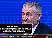 Bakan Nebati 2023 Yılı Kişi Başına Düşen Gelirin Ne Kadar Olabileceğini Açıkladı