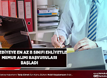 Belediye En Az B Sınıfı Ehliyetle Memur Alımı Yapacak Başvurular Başladı